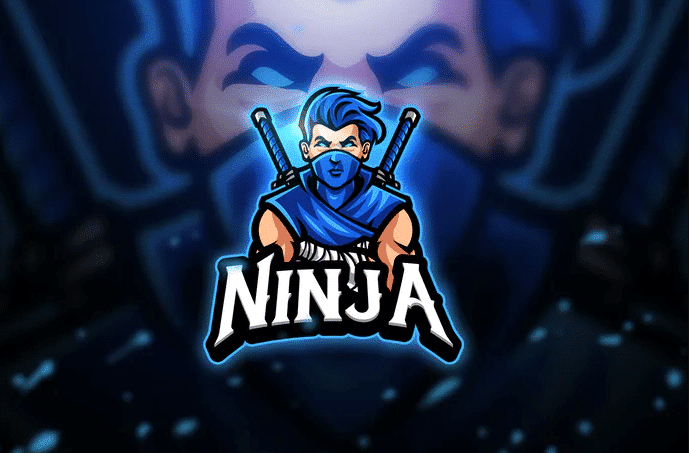 Logo đội tuyển game Esport hình Ninja