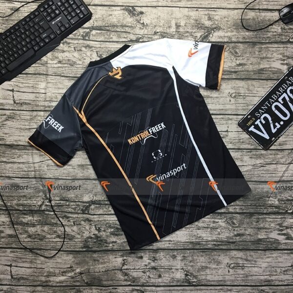 Áo thun game thủ thi đấu Game Esport - Mẫu thiết kế Vinasport 1 thân sau